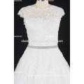 Beautiful Sweetheart Sleeveless Appliques Tulle Designer Wholesale Wedding Dress